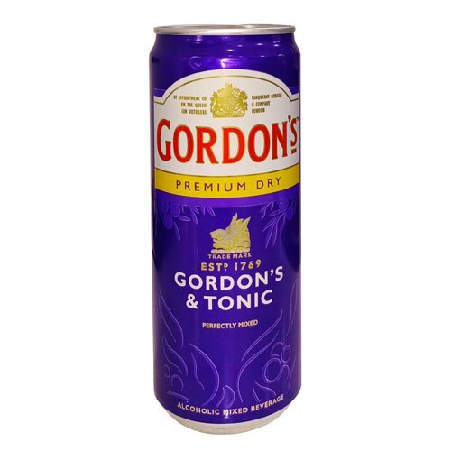 Gordons Dry Gin and Tonic Can